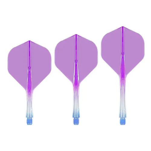 Plumas Caliburn SUP Flights Moulded No2 Standard Short Morado Azul 